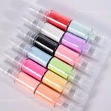 10g/bottle Nail Art Ombre Spray Powder Pearl Gradient Nail Pigment 12colors Blush Ombre Neon Nail Spray Powder Nail Supplies #FA