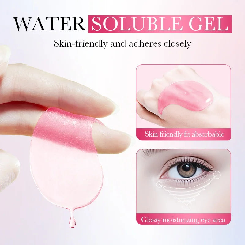 80 Pieces of Niacinamide Collagen Eye Mask, Anti-Dark Circles, Whitening, Anti-Wrinkle, Moisturizing, Anti-Aging Eye Patches