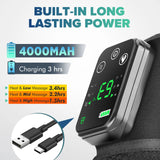 Rechargeable Knee Massager 3 Gear Vibration Massage Adjustable Shoulder Brace Electric Heating Pads Leg Knee Warmer