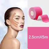 2.5CM*5M Kinesiology Tape For Face V Line Neck Eyes Lifting Wrinkle Remover Sticker Tape Facial Skin Care Tool Elastic Bandage