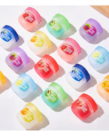 8 Pieces Vaseline Lip Balm Set Rose Lemon Flavor Moisturizing Anti-Dry Crack Long Lasting Nourishing Lip Mask Lip Care