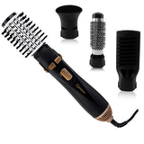 Hatteker EU 4-Head Hair Dryer Hot Air Brush Strong Wind Electric Straightener Curler Roller Comb Blower Styling Tool for Women