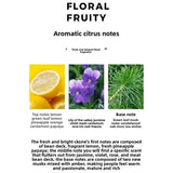 100ml Citrus Aromatic Unisex Fragrance Mist Fresh Fruity Woody Scent Vibrant Refreshing Body Spray Daily Perfume Daily Use