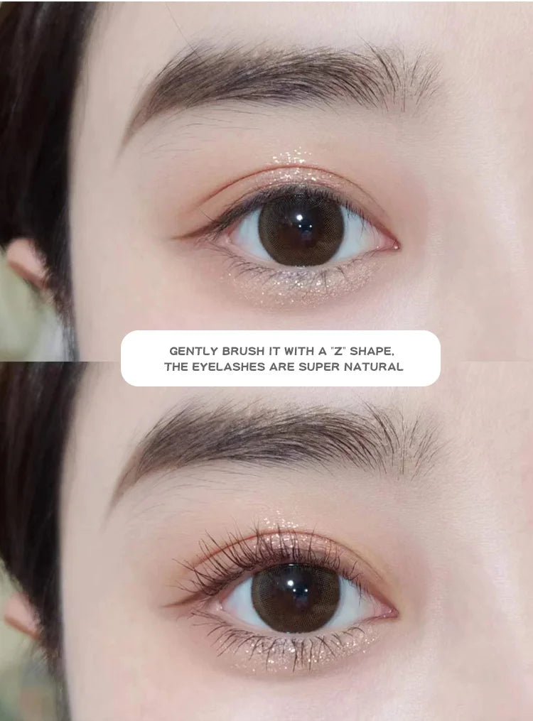 Gege Bear Dream Party Curly Black Sun Flower Mascara Cute Design All Day Long-Wearing Lash-Lengthening Thick Volume Eyelashes
