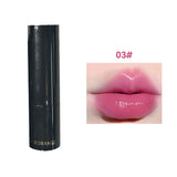 Lipstick Red Brown Lipstick Waterproof Moisturizing Mirror Lipstick Lip Gloss Natural Long-Lasting Makeup Valentine's Day Gift