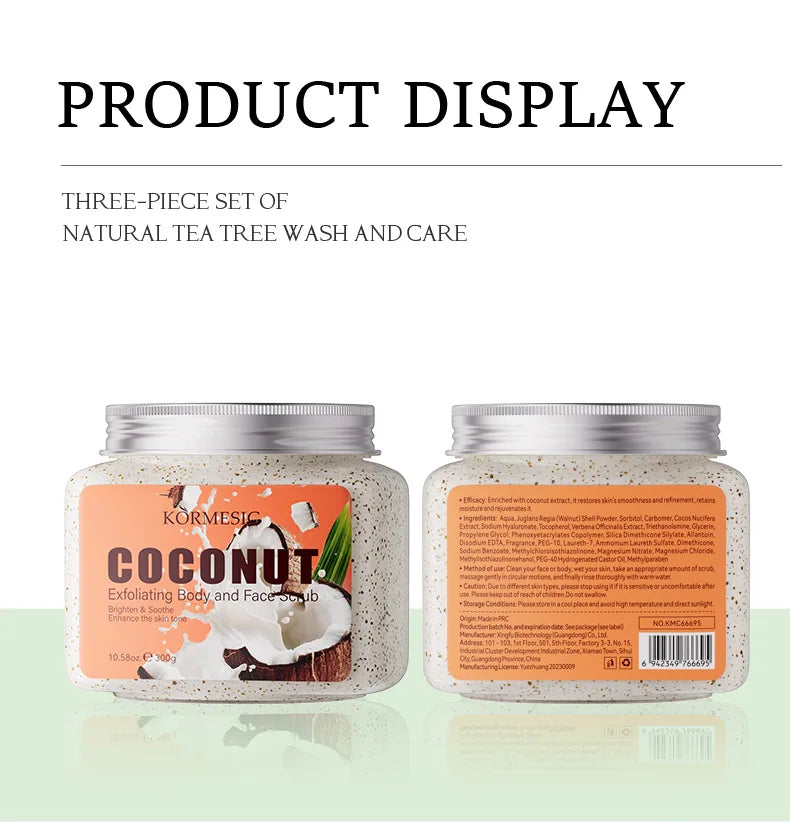 KORMESIC Avocado Facial Scrub Body Cream Lotion Moisturizing Deep Anti Wrinkle Gentle Tender Exfoliation Skin Care