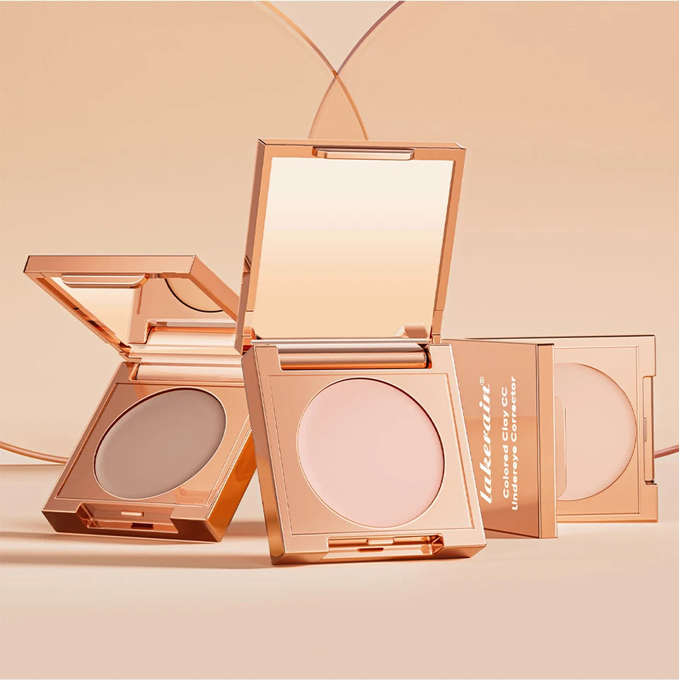Undereye Color Correction Concealer Fine Clay Texture Brightening Smoothing Skin Waterproof Moisturizes Quick Cover Dark Circles
