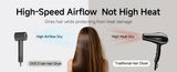 DOCO High Speed Hair Dryer 75m/s wind speed Negative Ion Hair Care 110000 Rpm UK/EU Plug Lightweight Home Travel Gift