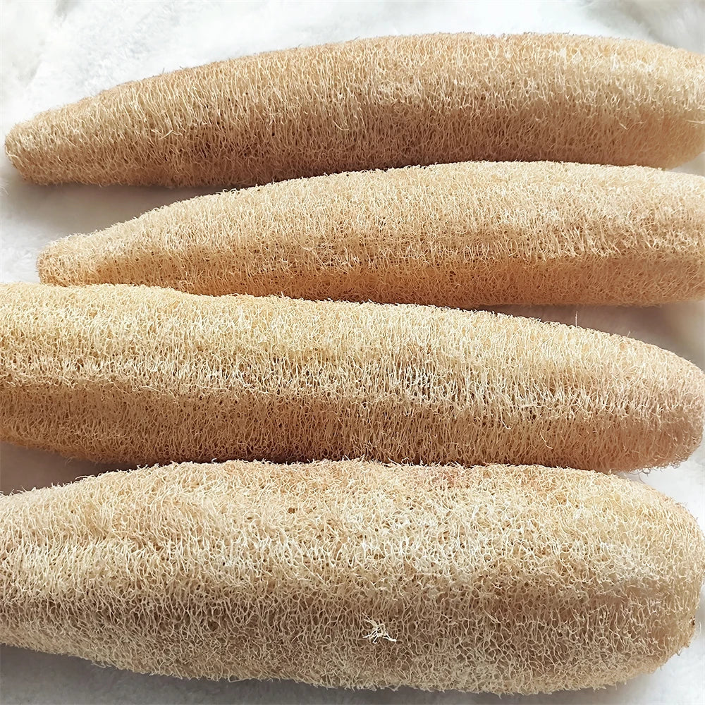 Natural Loofah Multi-Purpose Eco-Friendly Body Shower Sponge Home Cleaning Brush Exfoliating for Skin Tough on Stain Bathroom