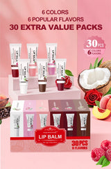 30-Piece MISS FACTORX Hyaluronic Acid and Collagen Infused Lipstick - Deep Moisturizing, Long-Lasting Lip Color, the Perfect GIF