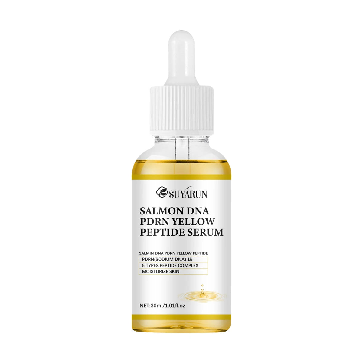 SUYARUN Salmon DNA PDRN + Yellow Peptide Complex Serum - Anti-Aging Solution, Skin Repair, Hydration, Brightening, Tightening.