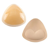 1 Pair Self-Adhesive Inserts Triangle Push Up Pads With Massage Removable Sticky Breast Enhancer Pads Breast Lifter For Women