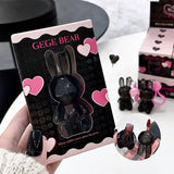 Gege Bear Pink Rabbit Velvet Matte Lip Cream Black Rabbit Water light lip glaze matte mirror pendant lipstick lip gloss
