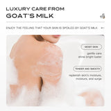 Goat Milk Body Wash Original For Smooth Sensitive Skin, Non-Irritation Mostiurizing PH Balancing Body Cleanser With Herb Complex