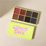 Multi Cream Eyebrow Blush Highlighter Palette Long Wearing Eyeshadow Palette Matte Shimmer Finish With Free Brush & Powder Puff
