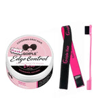 GOIPLE Edge Control Gel for Covering Gray Hair Filling In Thin Areas Black Styling Wax Strong Hold Broken Hair Finishing Pomade