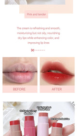 HAIPINK 3-Piece Set Tinted Moisturizing Lip Balm - Hydrating, Fade Lip Lines, Prevent Chapping
