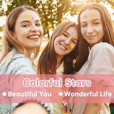 40 pieces of multi-color star acne patches, facial acne patches, concealer acne patches, and pimples patches, ultra-thin.