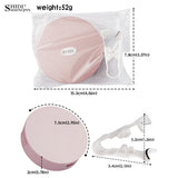 2 Pairs Magnetic Eyelash Natural Look Fluffy False Eyelashes Reusable Magnetic Eyelash Set with Applicator No Glue Need Makeup