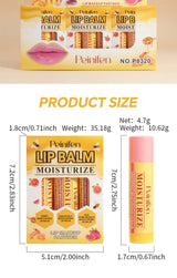 3-Piece Lip Balm Lipstick Base Lip Balm Makeup Natural Plant Anti-Scratch Lip Care Petroleum Jelly Lip Balm