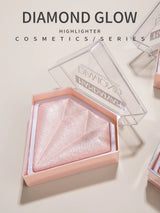 Natural Diamond Highlighter Powder 5 Color Shimmer Contour Nose Shadow Brightening Face Makeup Cosmetics Palette
