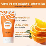 50g Orange Exfoliating Gel For Facial Body Gentle Orange Facial Scrub Body Cleansing Gel Dead Skin Remover Scrub Skin Cleaning