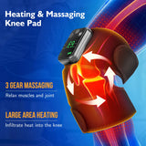Rechargeable Knee Massager 3 Gear Vibration Massage Adjustable Shoulder Brace Electric Heating Pads Leg Knee Warmer