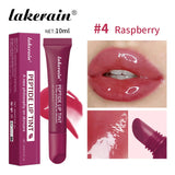 10ml Mirror Lip Glaze Moisturizes Jelly Lip Enrichment Oil Lasting Water Light Glass Lip Oil Remove Line Lip Protection Serum