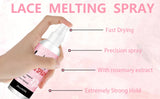 LOCKMIO 60ml Melting Spray Long Lasting Fast Drying Secure Hold Invisible Safety Ingredients Protect Scalp Skin Wig  Lace Front