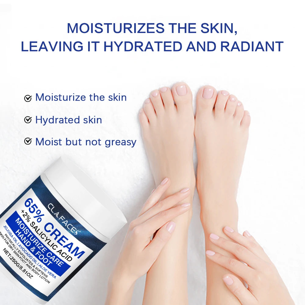 YOUNGCOME 65% Salicylic Acid Foot Cream | Moisten Dry and Cracked Feet | Remove Dead Skin and Relieve Aging | Super Foot Cream