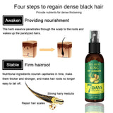 Ginger Oil Hair Booster Serum Spray Nourish Scalp Hair Follicles Refresh Control Oil Strengthen Hair Roots Nutrient Solution