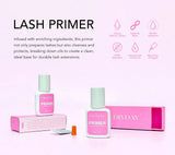 DIYDAY Eyelash Glue Primer for Natural Lashes, Deep Cleansing Oil-Free Prep Adhesive Primer for Eyelash Extension