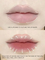 Nude Lip Liner Pencil, Smooth Outline Lip Shape, Waterproof Long-Lasting Matte Lipstick Pen Makeup for Natural Lips