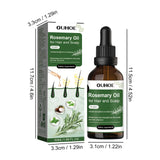 Rosemary Oil for Hair 50ml Scalp Treatment with Coconut Peppermint Oil Nourishing Hair Serum for Shine Strength All Hair Types