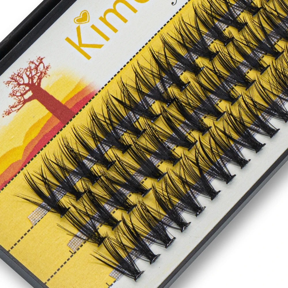 20D/30D/40D/50D 60 Bundles Mink Eyelashes Extension Natural 3D Russian Volume Fake Lashes Individual Cluster Makeup  Tools Cilia