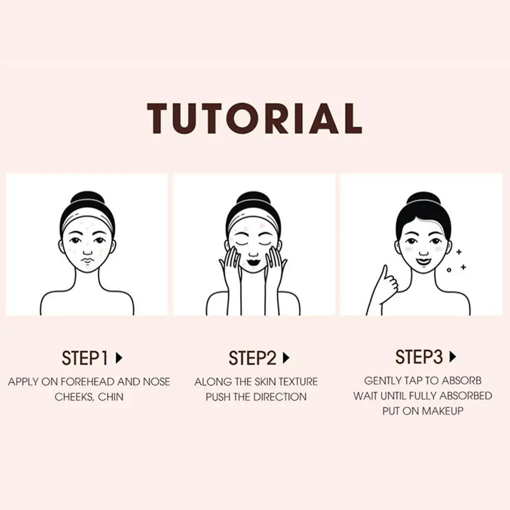 3pcs*20g Invisible Pores Oil Control Facial Pre Makeup Primer Base Smooth Skin Matte Isolation Concealer Cosmetics