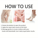 LGRAMER Peach Hand and Foot Cream Deeply Moisturizes and Nourishes the Skin of the Feet, Gentle and Non-Irritating / Anti-Crack