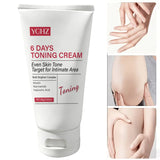 Skin Brightening Cream, Suitable for Intimate Areas, Evens Out Skin Tone for Face, Body, Underarms, Groin, Elbows, Inner Thighs, and Bikini Area 80g