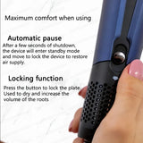 220V Professional Hair Straightener Hair Dryer Heat-Up Flat Negative Ion Iron Lasting Styling Straightener 2 in 1 With display