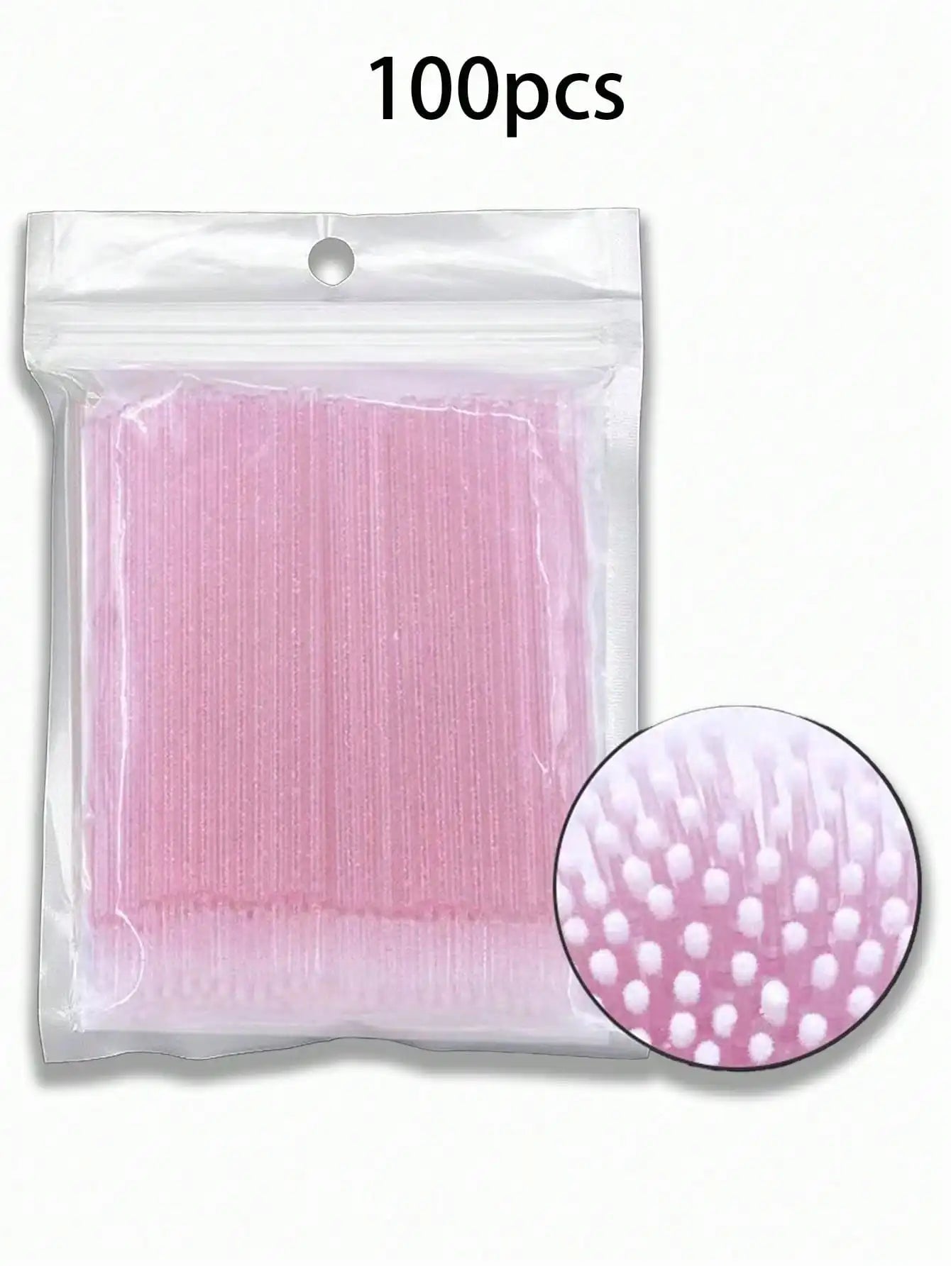 50/100pcs Nano Cleaning Swabs, Ultra Fine Makeup Remover Sticks For Eye Makeup, Contouring, Eyeliner, Lips And Skin Cleansing