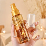 Fragrance Hair Care Essential Oil Spray, Fragrance Hair Conditioner, Smooth Hair Care Essential Oil to Prevent Frizz, Moisturizing and Nourishing, Long-Lasting Fragrance Hair Care Essential Oil Spray 100Ml/Bottle-1 Bottle