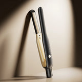 2-in-1 Mini Hair Straightener & Curler - Ceramic Fast Heating 140-220°C - Portable Flat Iron for Short Hair Travel Styling