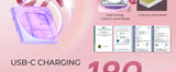 Convenient Handheld UV/LED Nail Lamp Set Handheld Light with Stand LCD Display USB Gel Nail Dryer for Quick Curing All