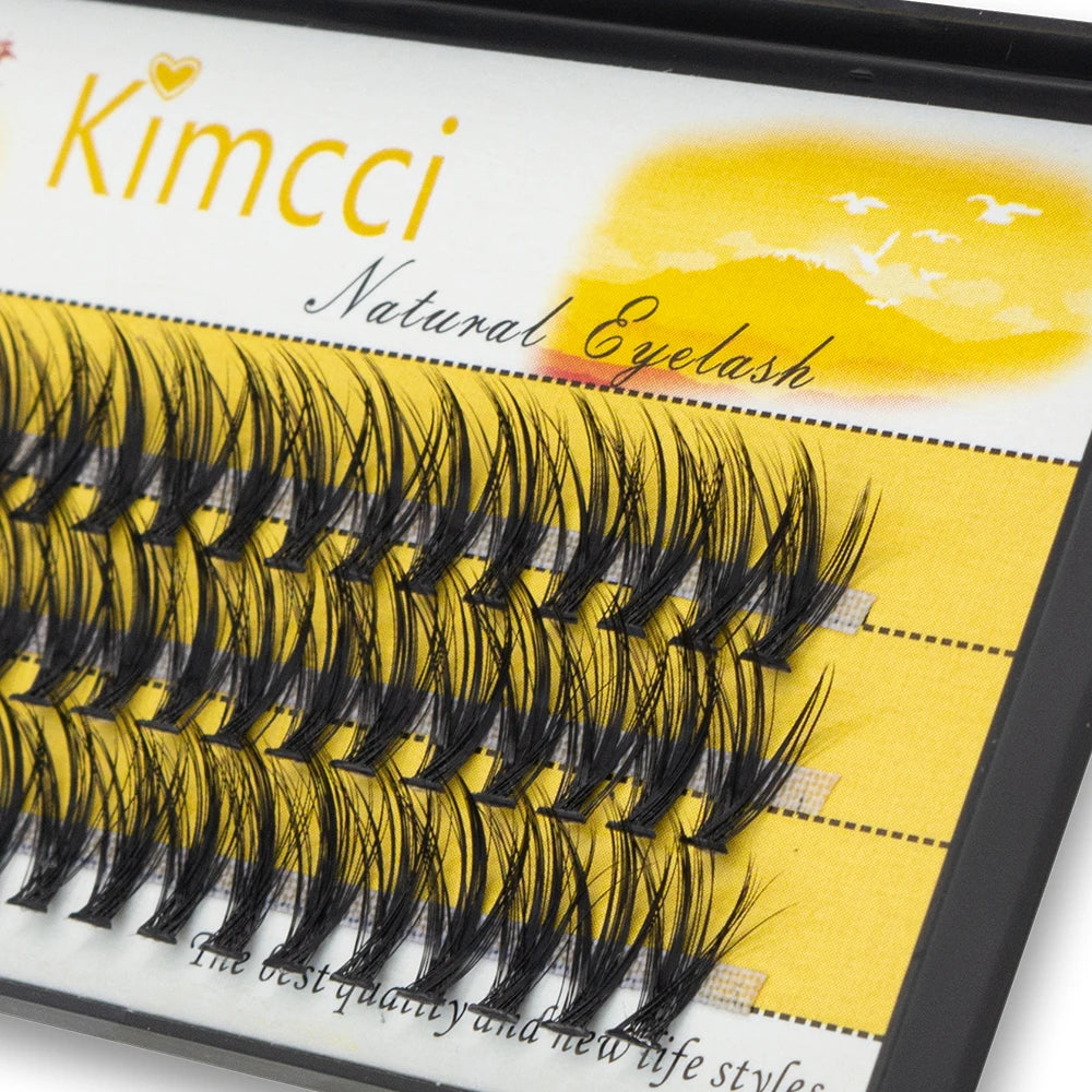 20D/30D/40D/50D 60 Bundles Mink Eyelashes Extension Natural 3D Russian Volume Fake Lashes Individual Cluster Makeup  Tools Cilia