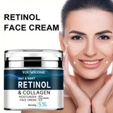 Vitamin C+E Retinol Collagen Cream Moisturizing Firming Hyaluronic Lightening Repairing Smooth Skincare Whitening Creams