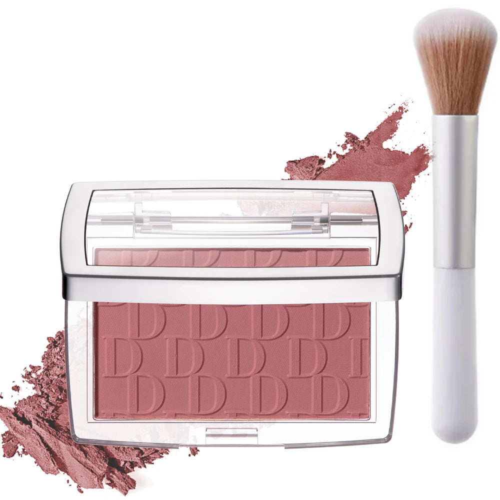 Hot Matte Embossed Blush Palette Rosy Blusher Facial Blush Powder High Pigmented Pink Coral Rouged For Cheeks Smooth Cosmetics
