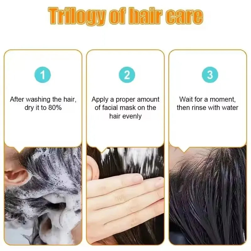 10/30/50/100/400g Magical Keratin Hair Mask 5 Seconds Repair Damaged Frizzy Hair Soft Smooth Shiny Rice Moisturizing Hair Care