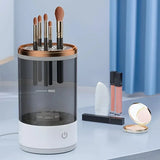 USB Powered Brush Washer & Dryer - Odorless Battery-Free Makeup Cleaner, Plug-and-Play Essential Beauty Accessory