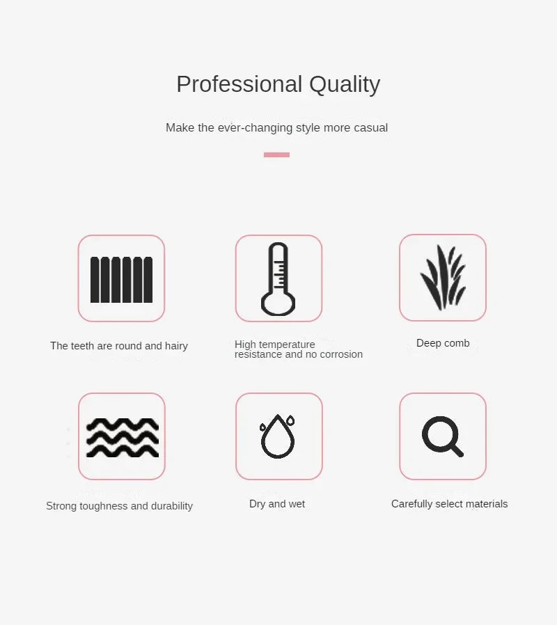 3pcs/lot Double Sided Edge Control Hair Comb Hair Styling Hair Brush Accessories New Brush Comb Styling Partition Comb