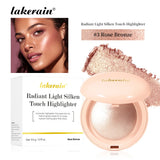 LongLasting Waterproof Face Highlighter Powder Instant Silky Skin Glow Baked Shimmer Illuminator Makeup Contouring Glitter